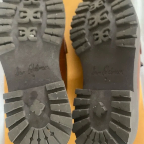 Sam Edelman Brown Loafers with Gold Accent - Picture 3 of 3